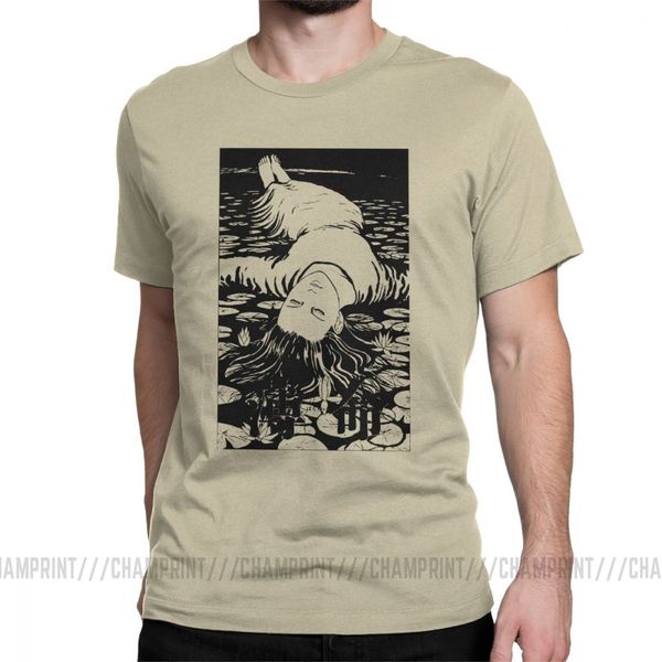 

dying young for junji ito manga horror short sleeve funny tees crew neck pure plus size sport hooded sweatshirt hoodie men t shirt