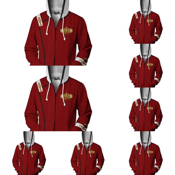 

new star trek 3d hoodie hoodieprinted cardigan cosplay animation around new star trek 3d hoodiesweater hoodieprinted sweater cardigan hoodie, Black