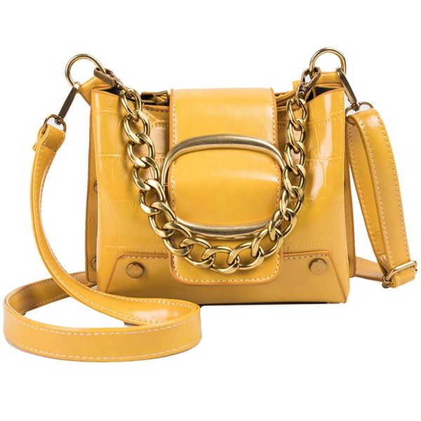 

2020 new fashion women bag chain strap flap designer shoulder handbags rivet bag ladies messenger bags with metal buckle purse