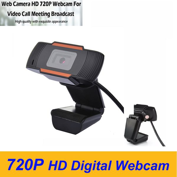 Alta qualidade Webcam 720P Full HD WebCams Vídeo Streaming transmissão ao vivo da câmera Com o carro Microfone Digital Stereo