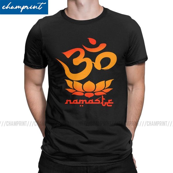 

men namaste symbol with lotus flower shiva hindu ganesha god india lingam leisure tees birthday present hooded sweatshirt hoodie men t shirt