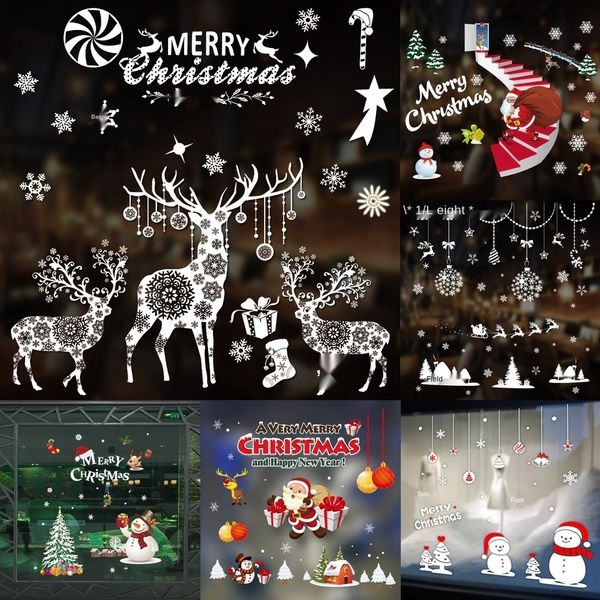 

q15nw glass electrostatic sticker color window sticker decoration shopping christmas mall adhesive and adhesive paper decoration paper dress
