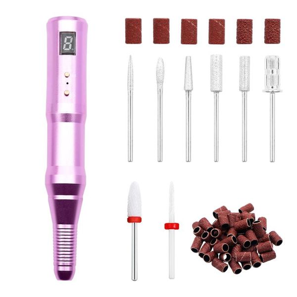

nail drill & accessories integrated charging style grinding machine usb smart electric mini polishing portable pen