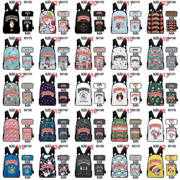 

print christmas backpack travel christmas lapbackpack shoulderb bag backwoods edition backwoods limited schoolbagset backwood wmtgz