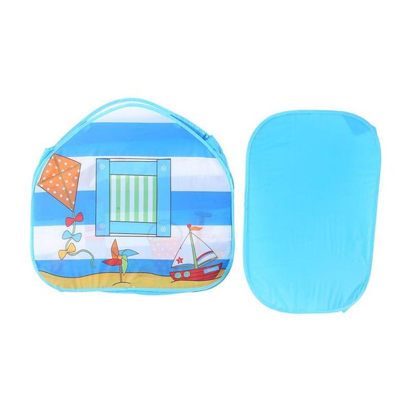 

children's tent blue camping outdoor portable foldable playhouses ocean ball pool play game sea tent toys for children boys wmthlp