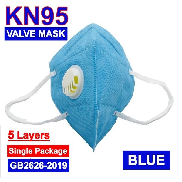 

dhl disposable kn 95 5-6ply 99% meltbrown face dust mask with breathe valve respirator ma