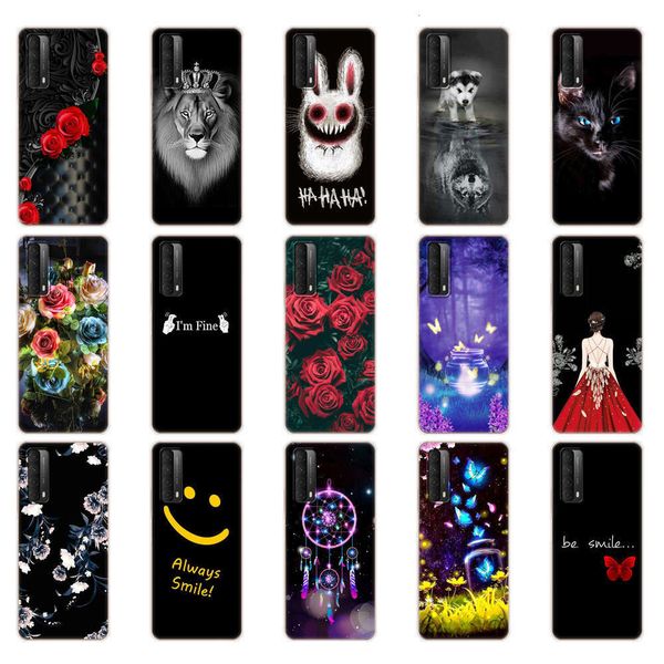 

tpu silicone back sheath of huawei p smart 2021 and 6.67 inch protective shell of psmart 2021vfe1