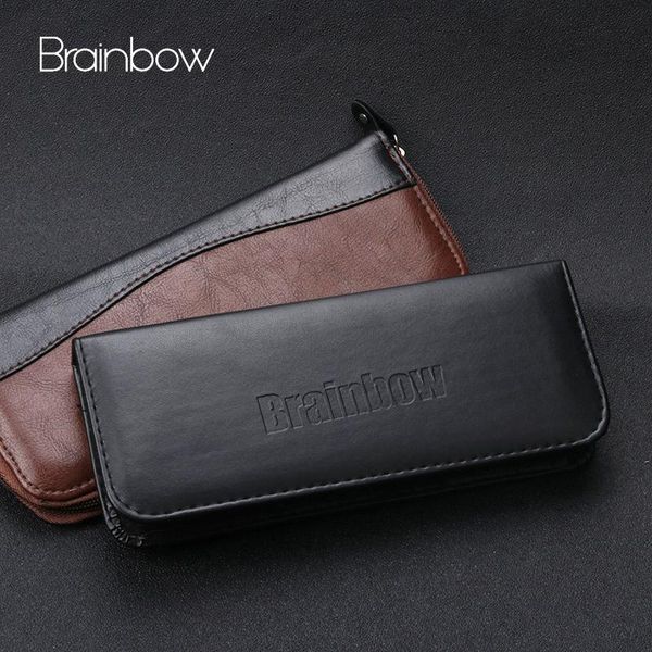 

brainbow ножницы для волос многофункциональный держатель для хранения чехол для combs clips парикмахерская профессиональная пу кожаные парик