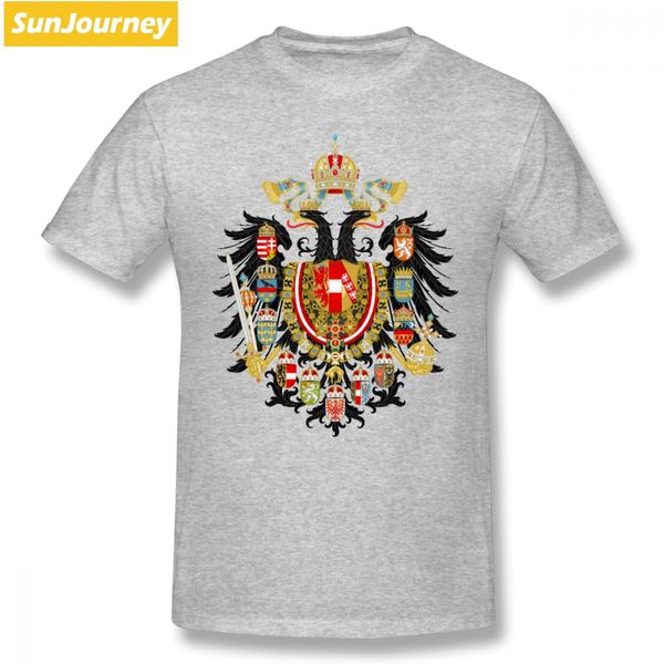 

austrian coat of arms men t shirt funny big size cotton short sleeve t-shirts for men sport hooded sweatshirt hoodie