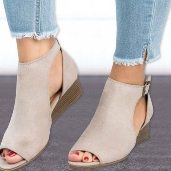 

women sandals 2021 women's fashion shoes plus size fish mouth sandals, Black