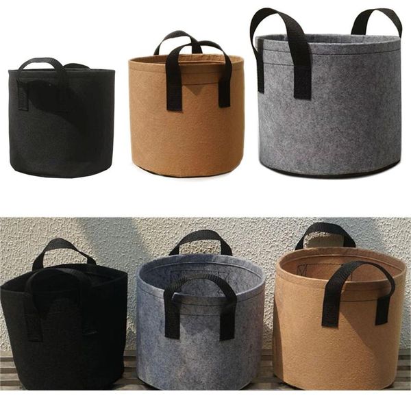 

2/3/5/7/10 gallon garden plant grow bags vegetable flower pot planter diy potato garden pot plant growing b bbyrvv