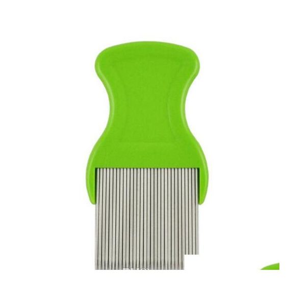 

flea comb cootie stainless steel lice comb for chi qylpir sweet07, Silver