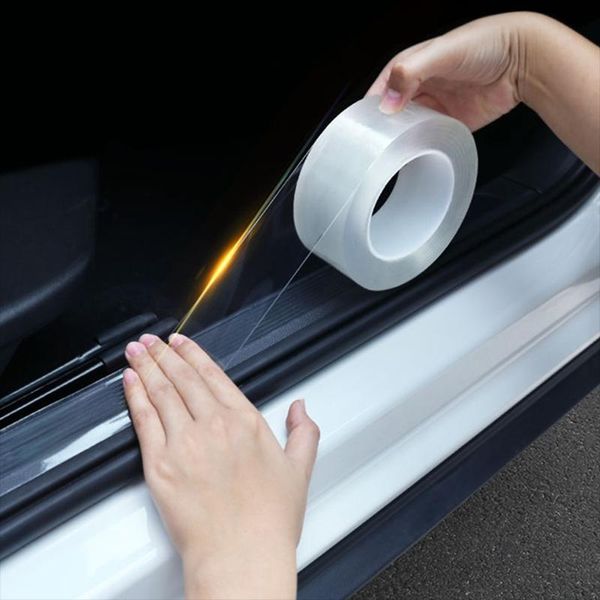 

car trunk tape scratch proof mirror car threshold transparent film door edge rim protector h bbypdy