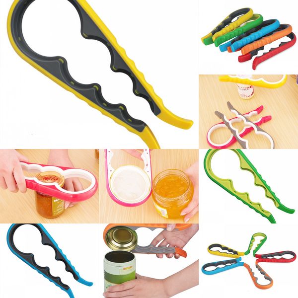 

in 1 handy anti-slip can lid screw opener for pop beer bottle jar kitchen twist tool random color 4 nppkd
