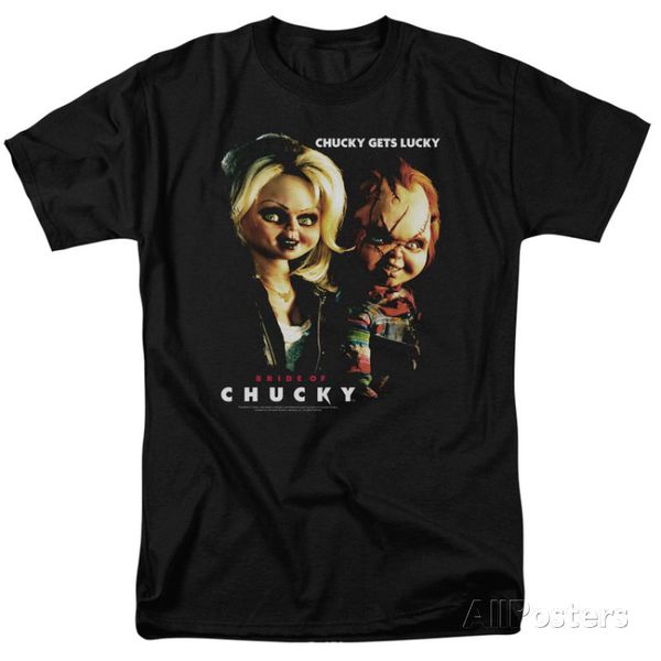 

2019 горячие продажи новые мужские невеста чаки chucky- получает лаки apparel t-shirt - черный летняя мода спортивная с капюшоном hoodie
