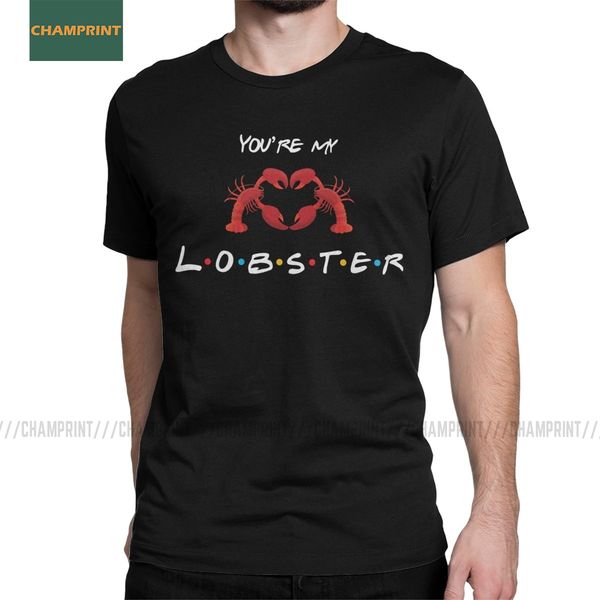 

men's you're my lobster friends tee short sleeve monica joey ross tv show round neck plus size hooded sweatshirt hoodie men t shi