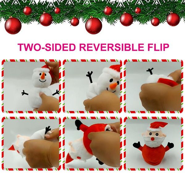 

double sided santa claus snowman doll toy ornaments xmas decor party props for christmas party ornaments bbywpz wrhome