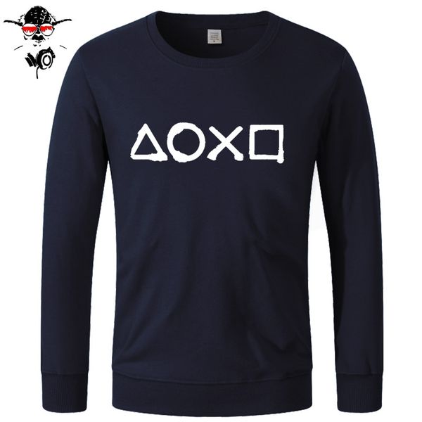 

new men sweatshirts playstation buttons casual hoodies men's hoodies, sweatshirts sport hooded sweatshirt hoodie