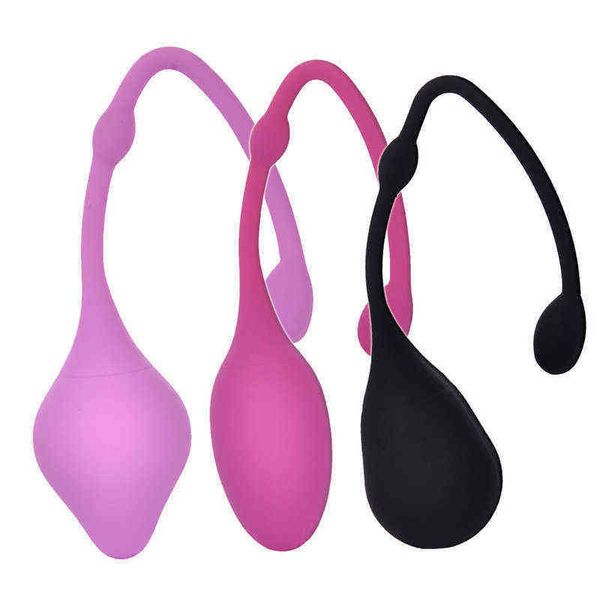 Nxy seguro silicone kegel bola vaginal aperto ben wa vagina apertar bexiga controle exercício brinquedo sexual para mulheres gueixa 1215