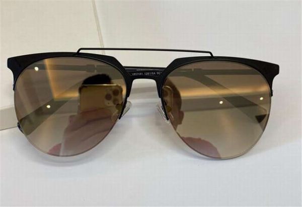 

matte black metal pilot солнцезащитные очки 2181 brown зеркало объектива gafas де золь мужские солнцезащитные очки в стиле ретро оттенки нов, White;black