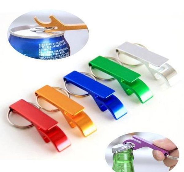 

portable beer wine bottle opener keyrings keychains aluminum alloy metal keyfob tin beer beverage openers kitchen too bbyjsd yh_pack