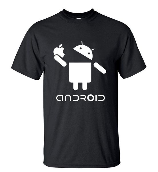 

mens creative android funny short sleeve style printed casual summer fashion streetwear hip hop hooded sweatshirt hoodie men t shirt