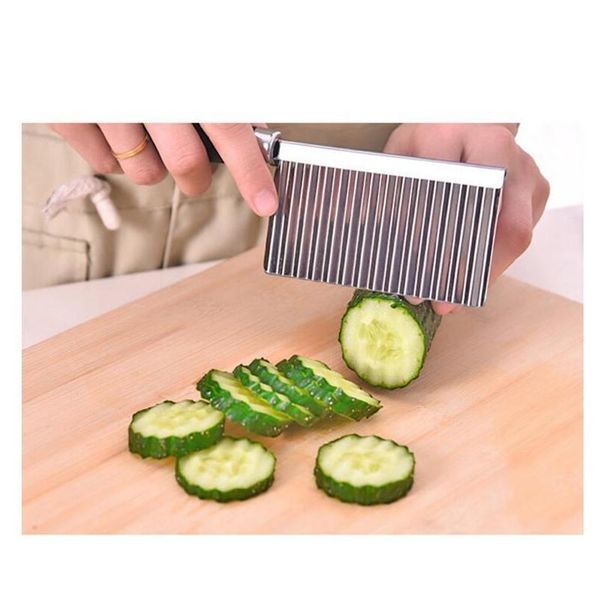 

kitchen cooking tool stainless steel vegetable fruit wavy cutter potato cucumber carrot wa wmtcgh homes2011