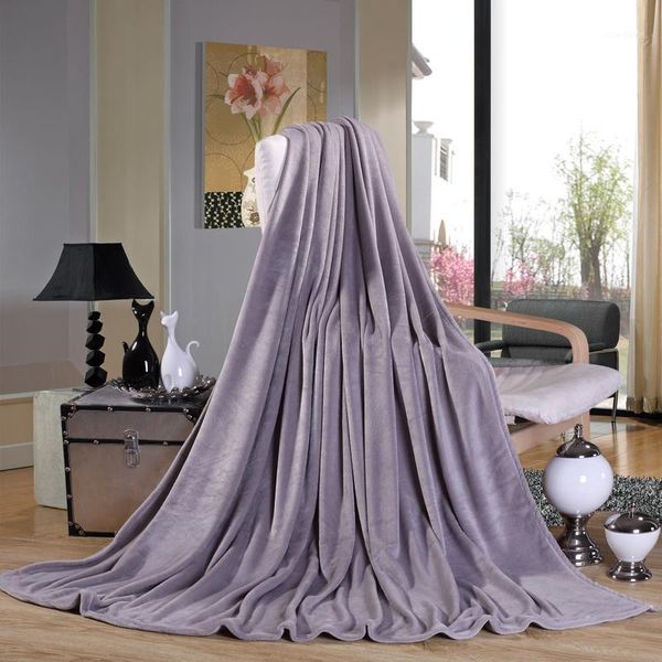 

55solid blanket warm blankets for winter beds soft bed cover blanket gray pink red blankets colorful child bedspreads1