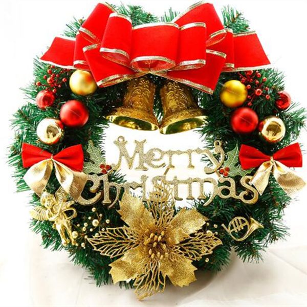 

new wholesale ball bell garland merry wreath door wall christmas decoration