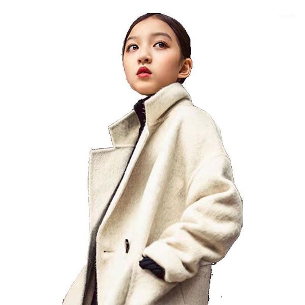 

jackets girl coats kids girls fur coat windbreaker winter jacket1, Blue;gray