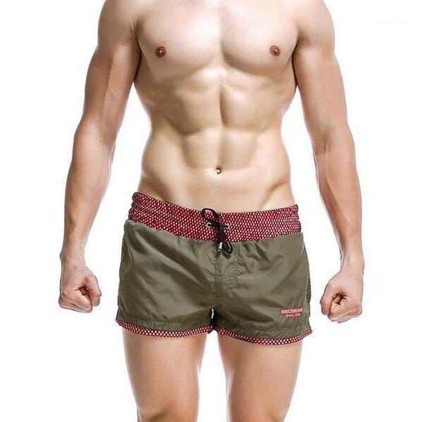 

men's swimwear seobean summer beach men's board shorts leisure sport running workout fast dry sea surf lining liner men1