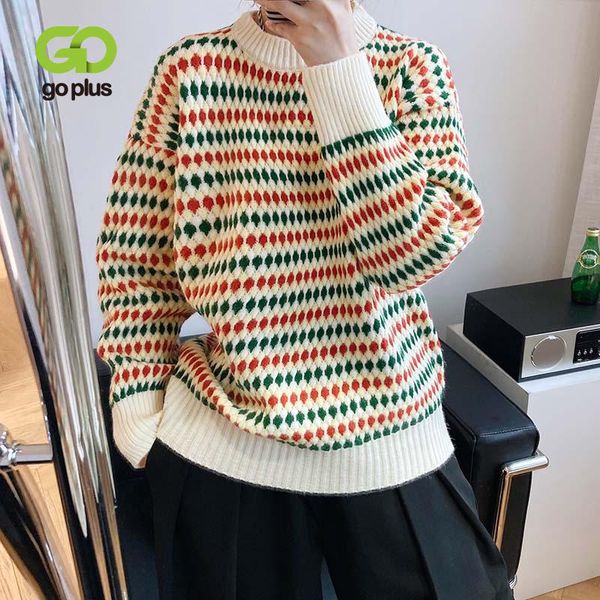 

goplus woman sweaters winter warm sweater christmas knitted women 2020 pullover chandails pull femme hiver kersttrui dames, White;black