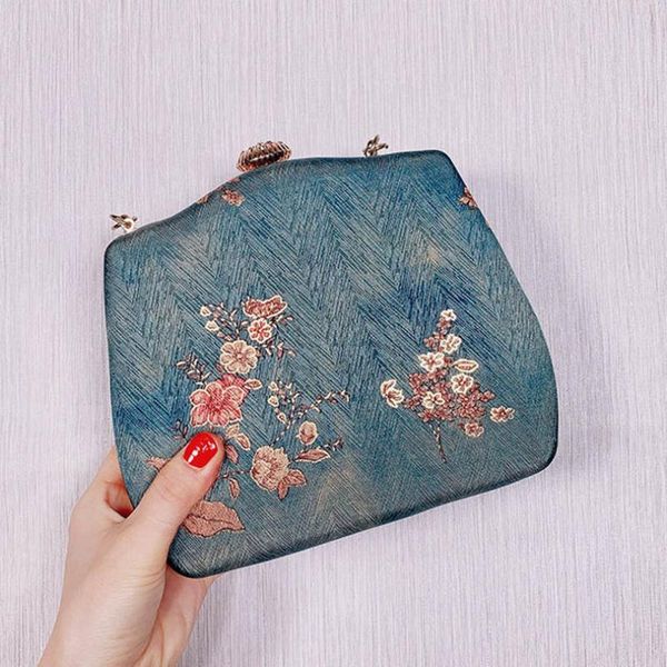 

evening bags embroidery floral retro clutches day clutch purses and crossbody handbags wallet wedding bag bolsas de muje