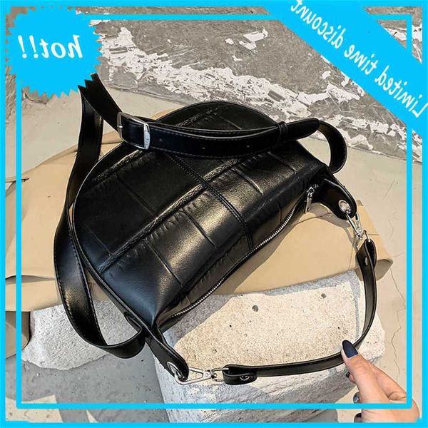 

fashion saddle handbags women shoulder crossbody 2020 retro luxury design pu leather ladies messenger bags female purses