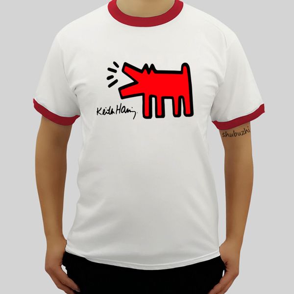 

drop shipping raglan humor mens crewneck s keith haring dog fashion brand casual sport hooded sweatshirt hoodie men t shirt