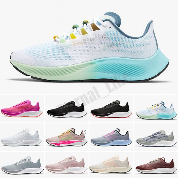 

zoom mens shoes pegasus 37 turbo foam gold dart be true floral triple black white men women sneakers us 5.5-11