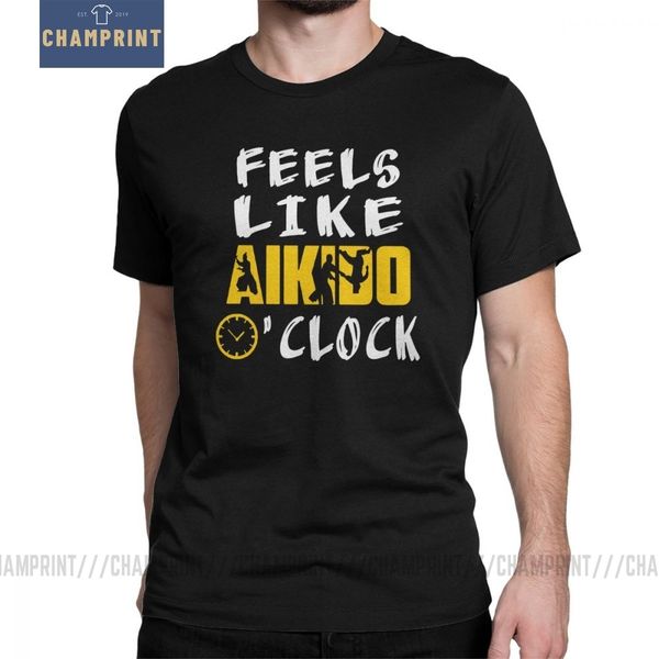 

aikido fashion for feels like aikido o'clock short sleeve clothes plus size crew neck sport hooded sweatshirt hoodie men t shirt