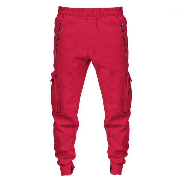 

men's pants for men overalls men's casual spring and autumn slim outdoor running multi-pocket sports joggers1, Black