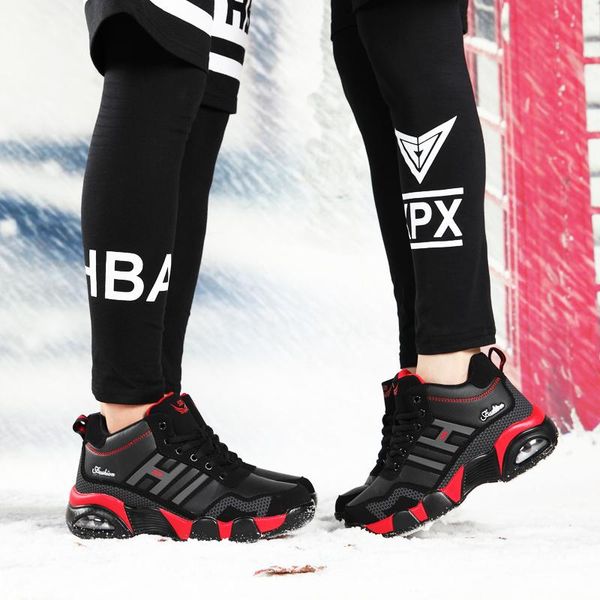 

Women's Winter Snow Boots Outdoor Ankle Booties for Woman Plush Warm Shoes Unisex FeMale Tenis Footwear Masculino Large Size 45, Black