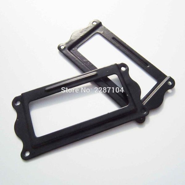 

24pcs декора из латуни черный серебристо мебель кабинет ящика box case bin tag ярлык прицепные рамки ручки файла имя держателя карты wmtabt