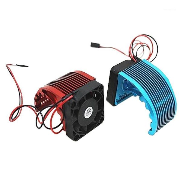 

heat sink with side cooling fan for 1/10 rc electric car 4274 4268 motor1