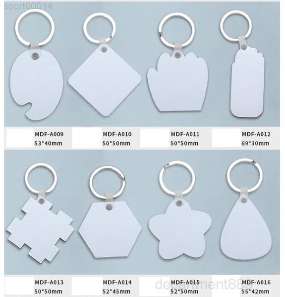 

a-keychain sublimation mdf heart round love key chains printing diy blank thermal transfer material party gift owf1487
