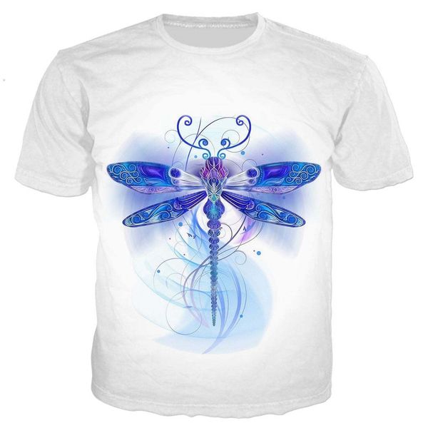 

new cool dragonfly 3d print shirts anime kawaii graphic men clothing