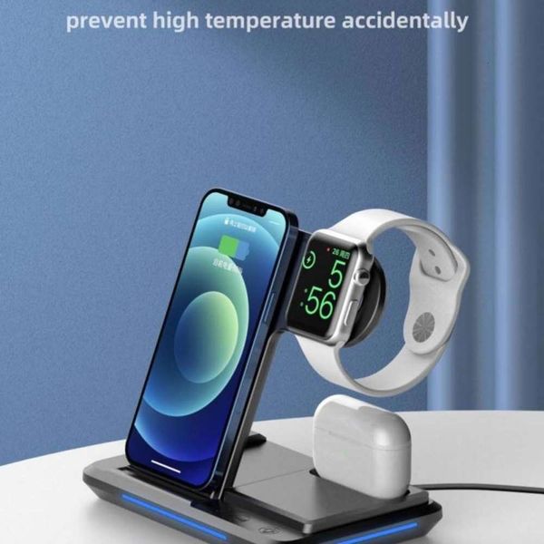 

qi standard intelligent multifunctional headset, 15w, 4 in 1, suitable for pen, charging connector, wirels chargerbgt