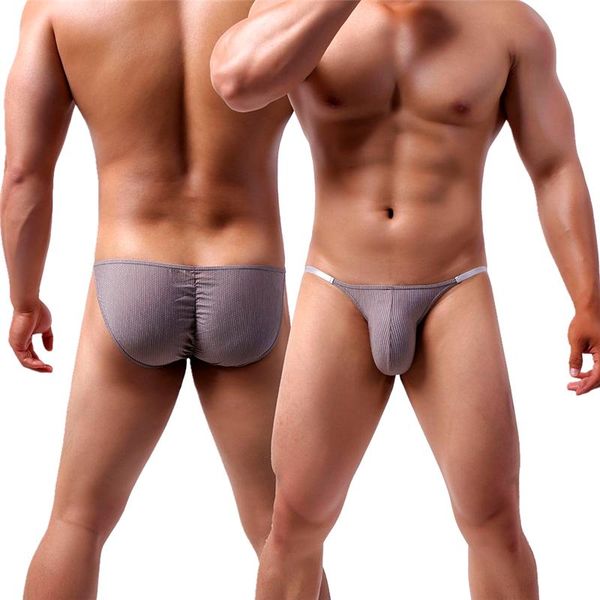 Cuecas Sexy Bulge Underwear Briefs Brasileiro Penis Bolsa Fina Cintura Baixa Ascensão Gay Pequeno S-XXL