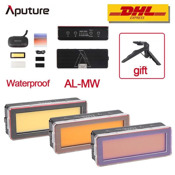 

aputure al-mw underwater lights waterproof selfie light 5600k pgraphy lighting lamp ip68 10 brightness 5 cinamatic 10m deep