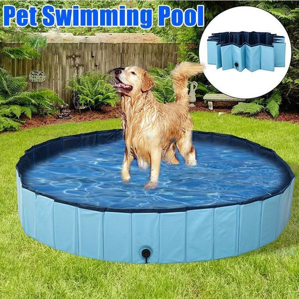 

dog swimming pool foldable dog pool pet bath swimming tub bathtub pet collapsible bathing for dogs cats kids supplies1
