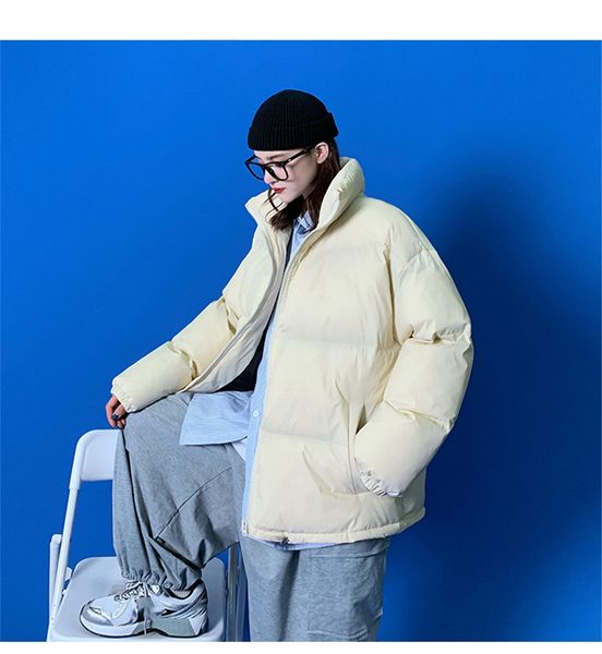 

ig qli instagram зима плюс для мужчин корейский колдуц, мягкая куртка свободная пара читайте хлопчатобумажную куртку для женщин scooloy s-3x, Black