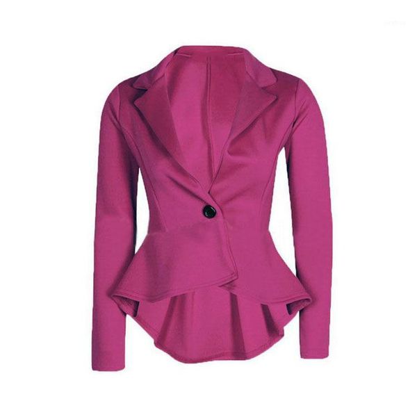 

2020 candy color seven-point sleeves small suit commuter models slim women blazers1, White;black