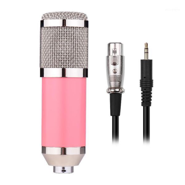 

broadcast condenser microphone kit with mic windscreen mount suspension scissor arm stand clamp filter audio cable mic1